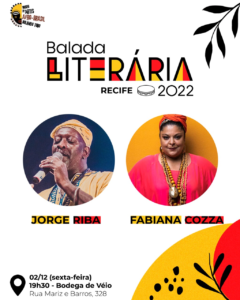 Balada Literária no Recife – confira a programação de abertura do evento